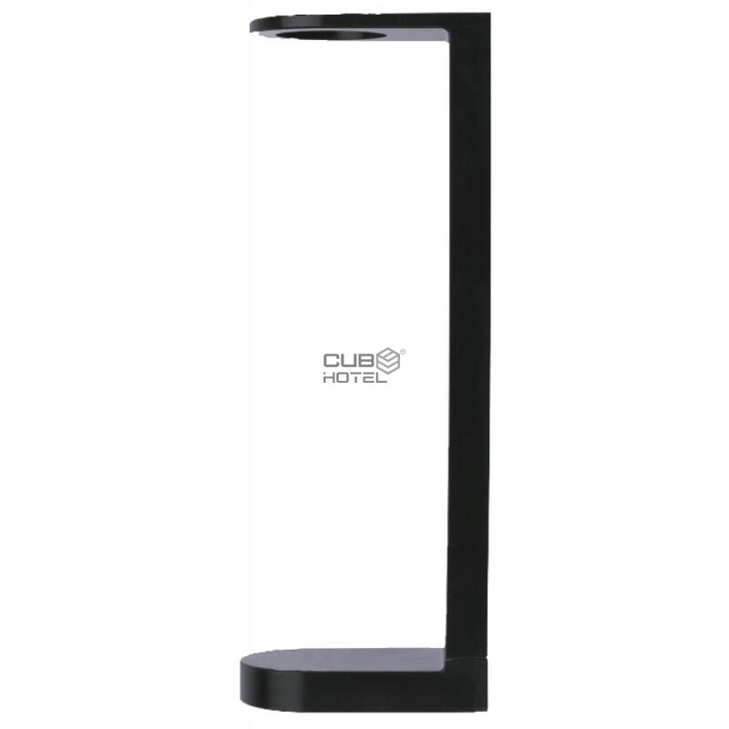 Suporte Parede Preto Amenities para Frasco 480ml